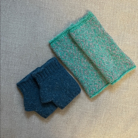 Cashmere and wool glovelettes - Picture 7 of 7